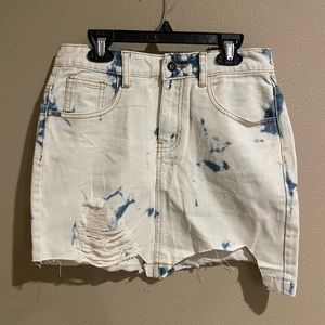 Denim shorts